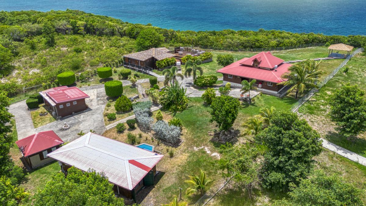 13.Location villa piscine Marie Galante Guadeloupe_Vue du ciel